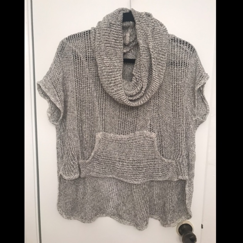 Gray Tunic Sweater